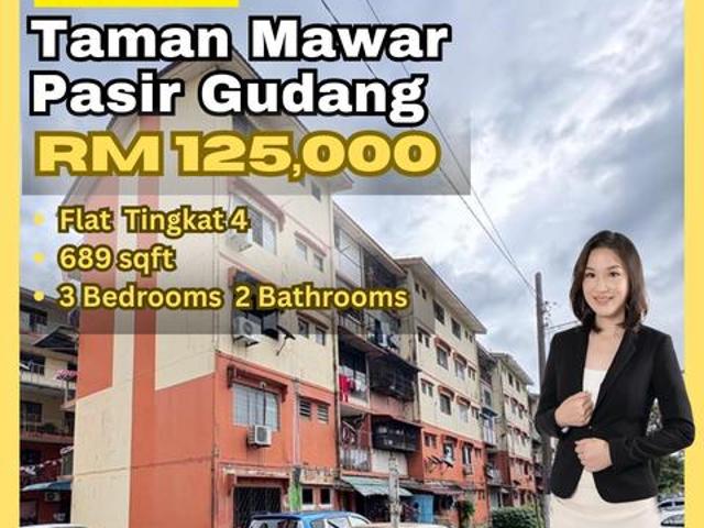 Flat for sale in Pasir Gudang, Johor