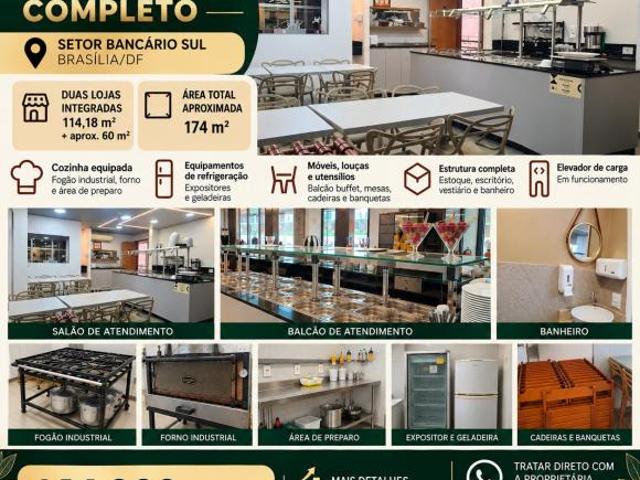 Ponto Comercial venda em Brasília, Plano Piloto