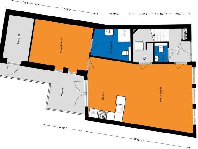 Appartement te huur in Sint-michielsgestel, Noord Brabant