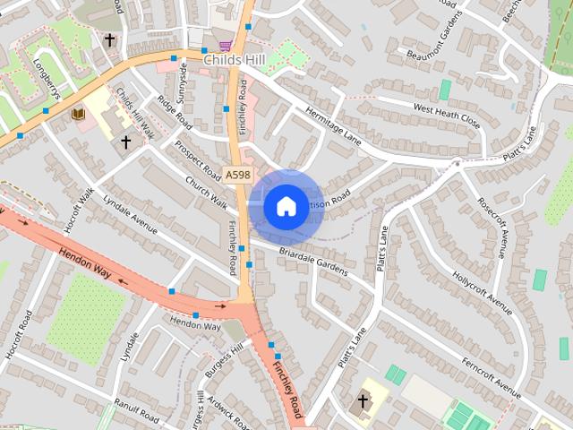 Apartment for rent in Childs Hill, Greater London