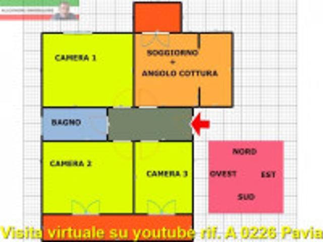 Appartamento in affitto a Pavia, Lombardia