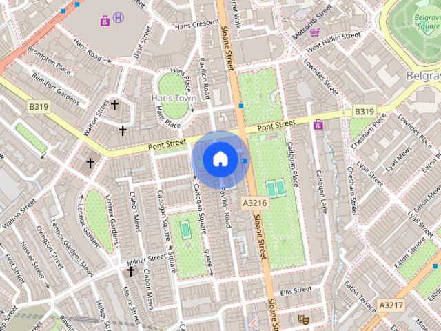 Apartment for rent in Hans Town, Greater London
