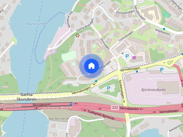 Lägenhet hyra i Nacka, Boo