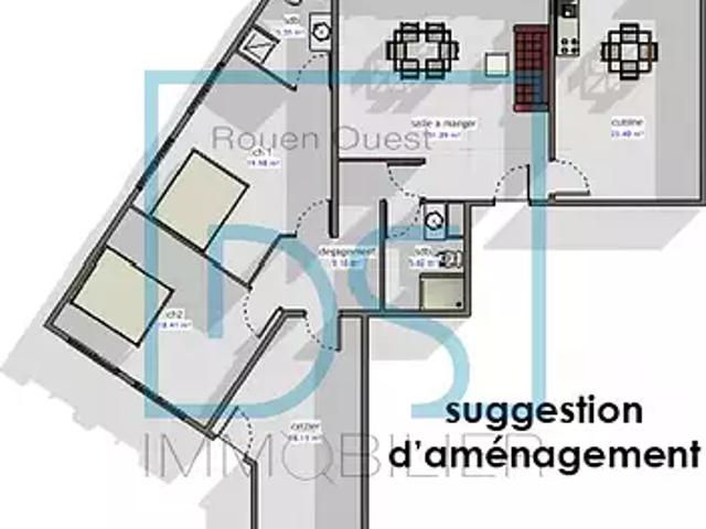 Appartement vente à Rouen, Pavilly