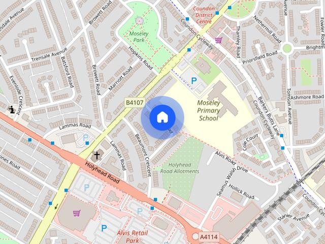 House for rent in Coundon, West Midlands