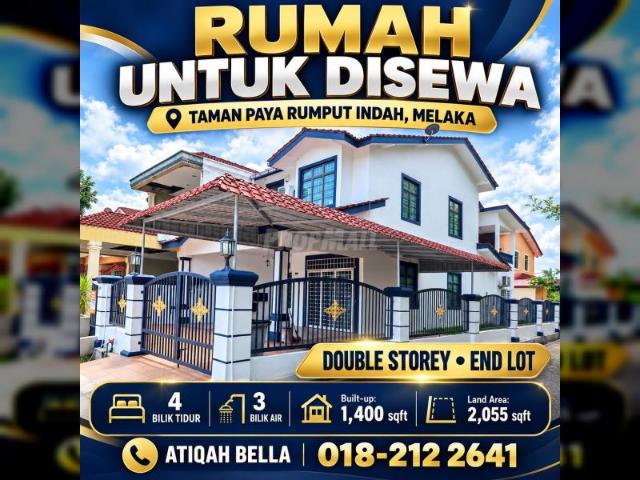 Apartment for rent in Paya Rumput