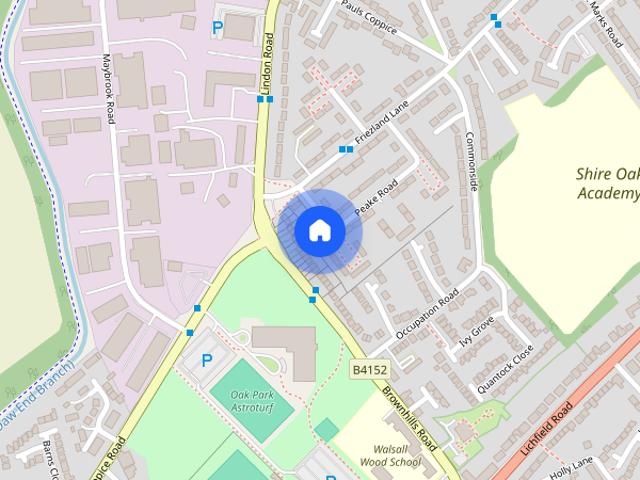 House for rent in Brownhills, Walsall