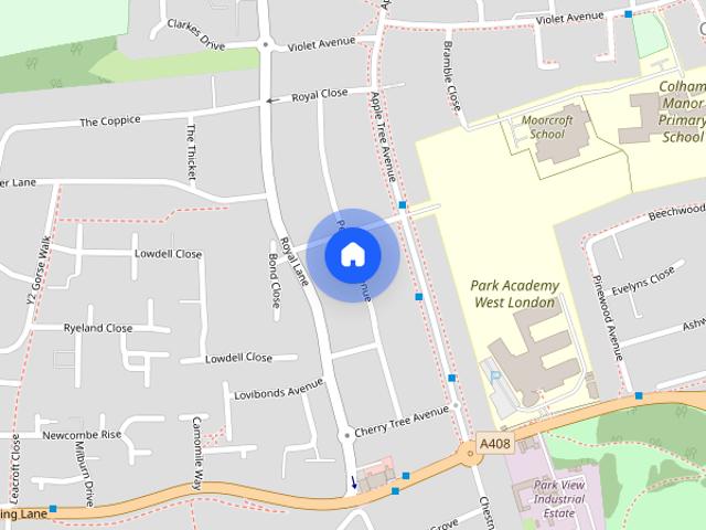 House for rent in Yiewsley, Greater London