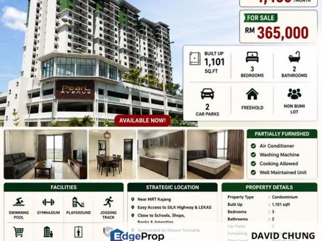 Condominium for sale in Kajang, Langat
