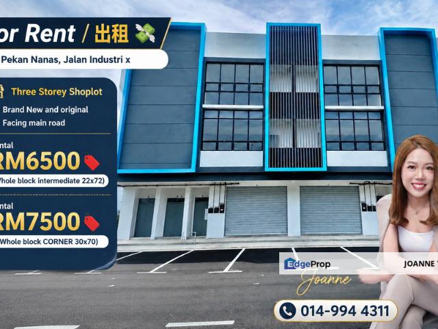 Shop for rent in Pekan Nanas, Johor