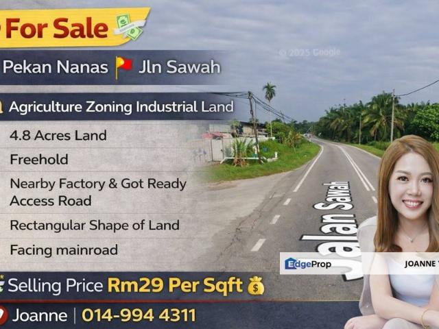 Warehouse for sale in Pekan Nanas, Johor