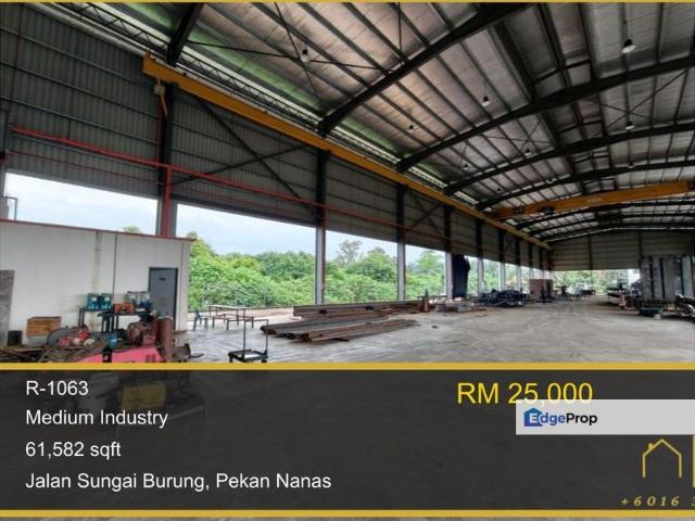 Warehouse for rent in Pekan Nanas, Johor