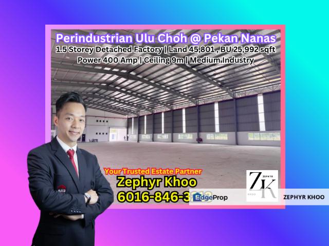 Warehouse for sale in Pekan Nanas, Johor