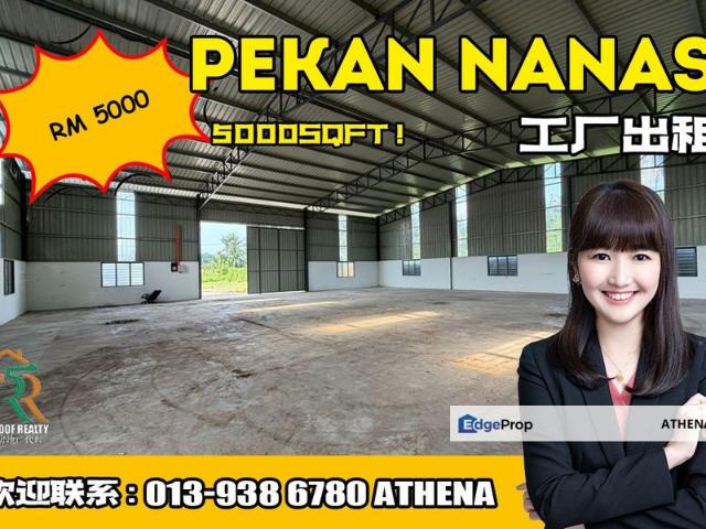 Warehouse for rent in Pekan Nanas, Johor