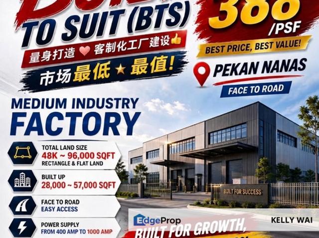 Warehouse for sale in Pekan Nanas, Johor