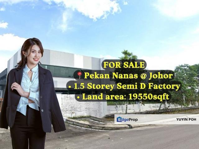 Warehouse for sale in Pekan Nanas, Johor