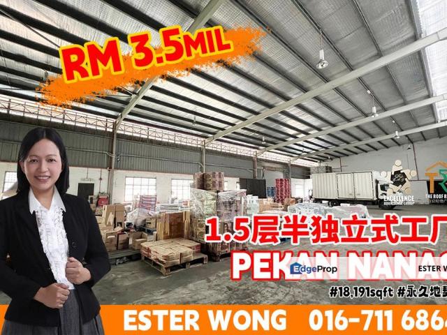 Warehouse for sale in Pekan Nanas, Johor