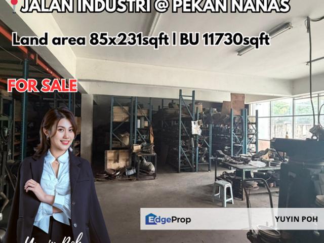 Warehouse for sale in Pekan Nanas, Johor