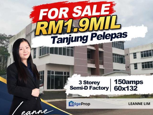 Warehouse for sale in Gelang Patah, Iskandar Puteri