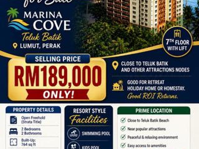 Serviced Residence for sale in Perak, Tldm Lumut