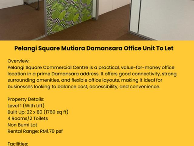 Shop for rent in Petaling, Damansara Damai
