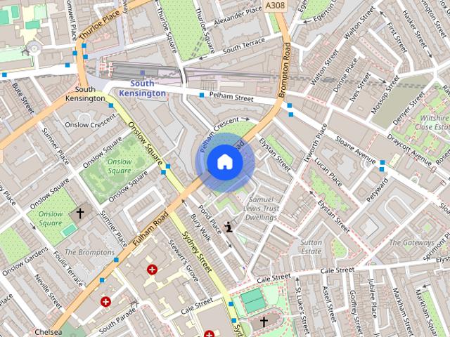 Apartment for rent in Chelsea, Cat Hill