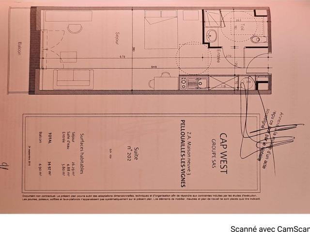 Appartement vente à Angers, Pellouailles-les-vignes