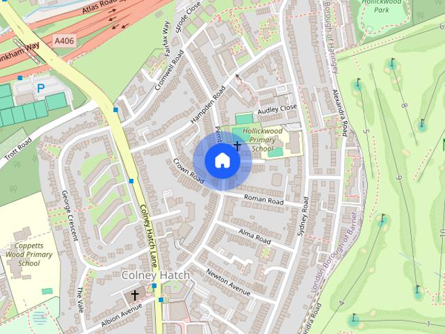 House for rent in Colney Hatch, Greater London
