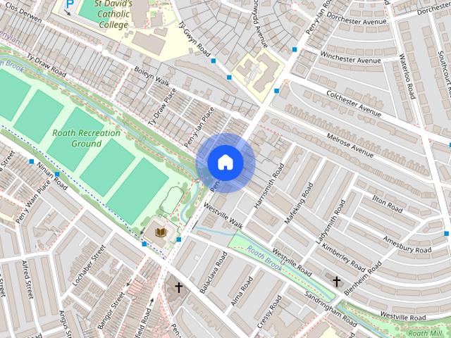 Apartment for rent in Penylan, Falcon Lodge