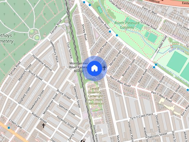 House for rent in Plasnewydd, Falcon Lodge