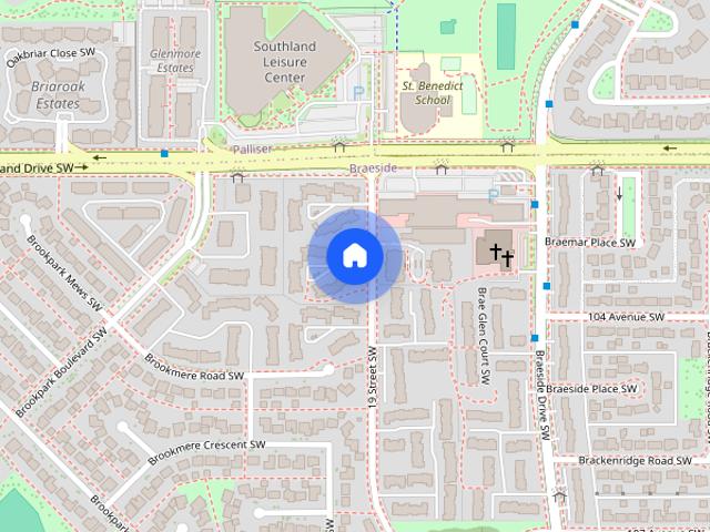 Townhouse for rent in Braeside, Calgary