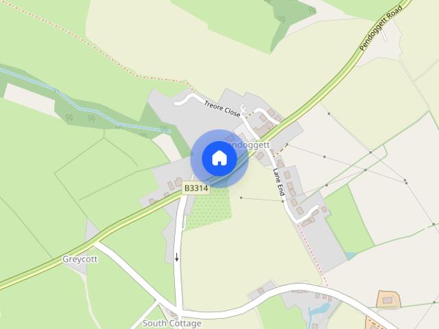 House for rent in Pendoggett, Cornwall