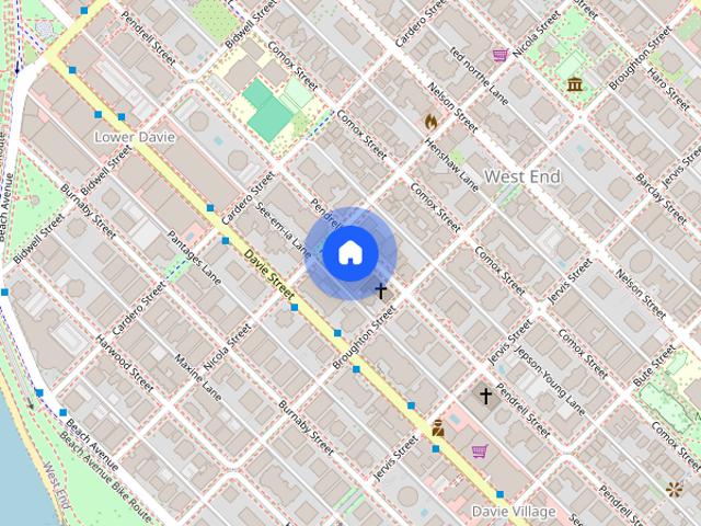 Apartment for rent in Lower Davie, Vancouver