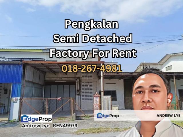 Warehouse for rent in Perak, Tanjong Ipoh