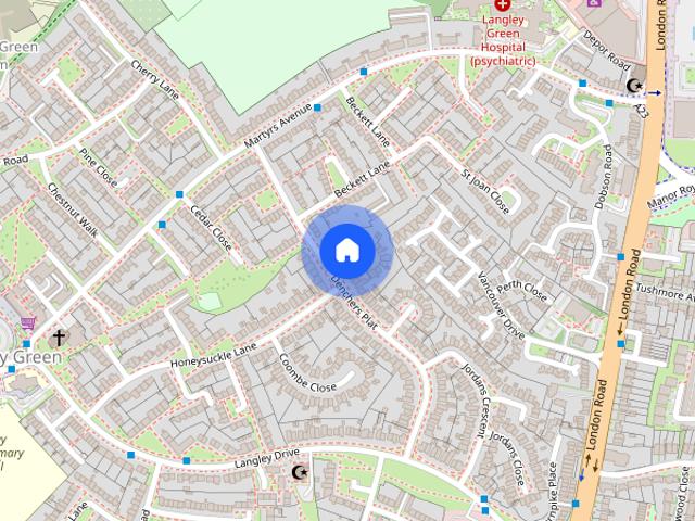 House for rent in Langley Green, Glynde