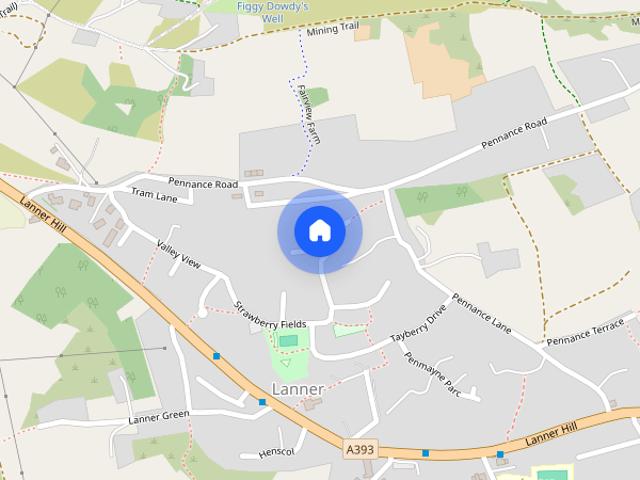House for rent in Lanner, Cornwall