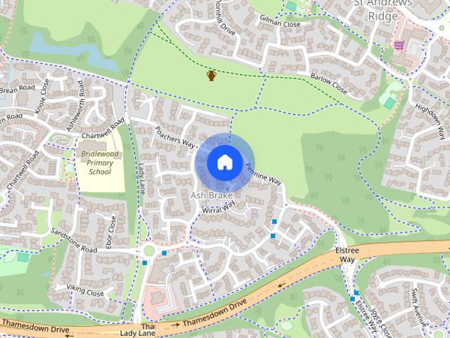 House for rent in St Andrews Ridge, Abbey Mead