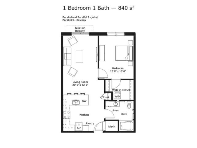 Apartment for rent in Camby, Indiana