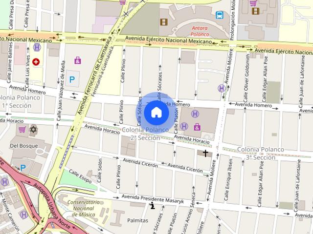 Departamento en renta en Miguel Hidalgo, Ciudad de México