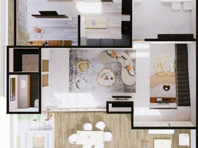 Penthouse, en Residencial Manantial, Jilotzingo