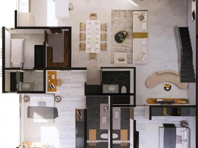 Penthouse, en Residencial Manantial, Jilotzingo