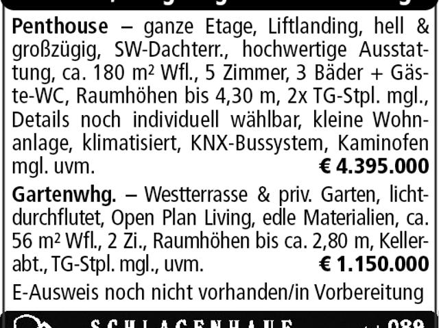 Penthouse kaufen in Alt-Schwabing, München