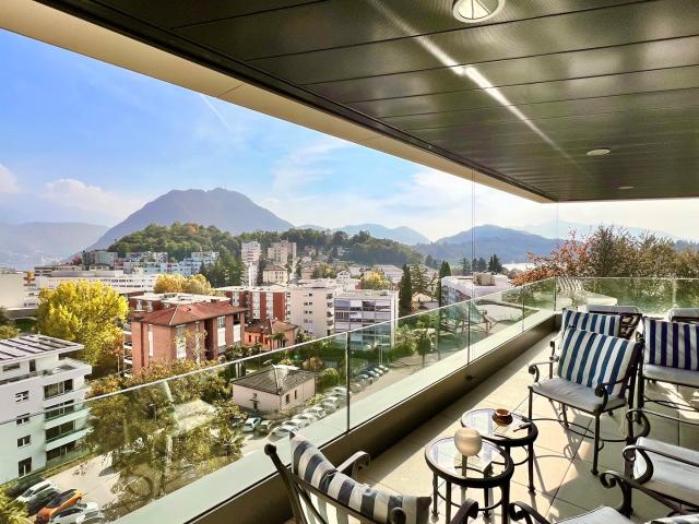 Attikawohnung mieten in Aldesago, Tessin