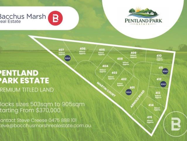 Land for sale in Bacchus Marsh, Victoria