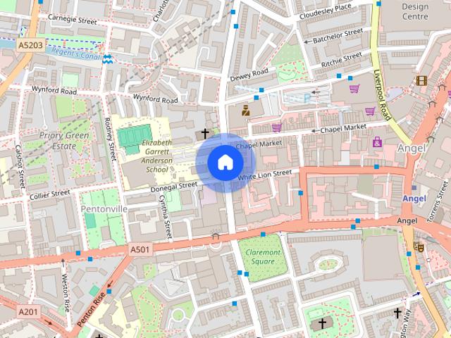 Apartment for rent in Barnsbury, Greater London