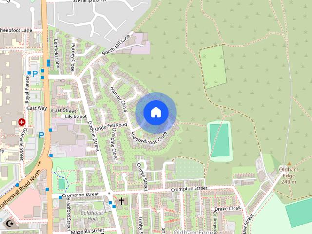 House for rent in Oldham Edge, Pendock