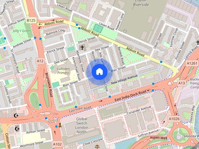 Apartment for rent in Aberfeldy Village, Blackwall