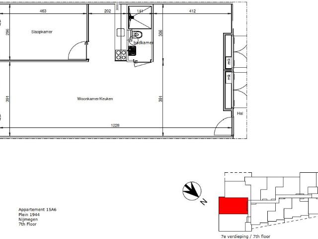 Appartement te huur in Stadscentrum, Nijmegen