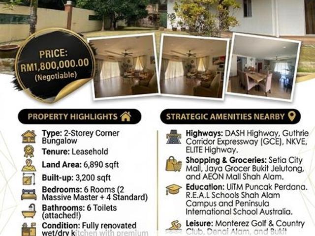 House for sale in Seksyen U10, Shah Alam