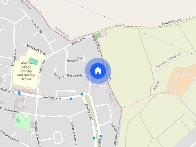 House for rent in Winshill, Beamhurst